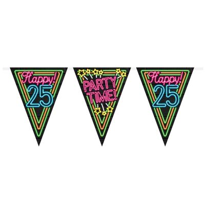Neon party flags - 25