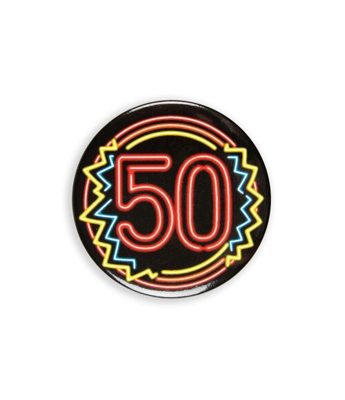 Neon button - 50