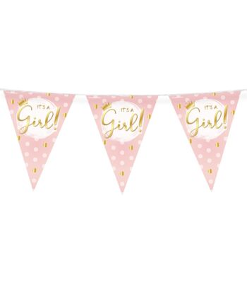 Party Flags foil - C'est une fille !