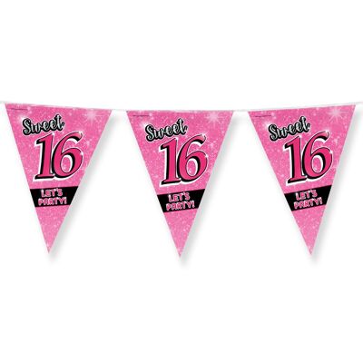 Banderas de fiesta - Sweet 16