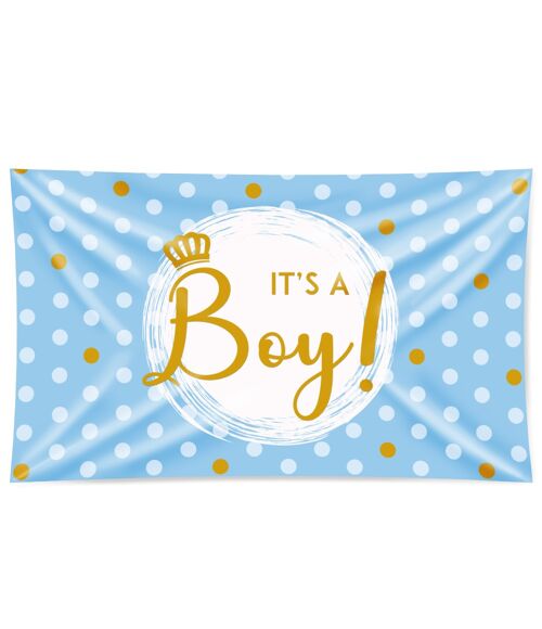 Gevel vlag - It's a boy!