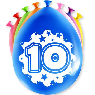 Partyballons - 10 Jahre