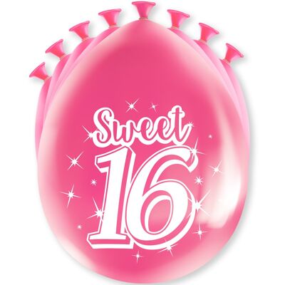 Globos de fiesta - Sweet 16