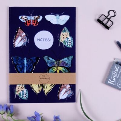 Notebook A5 Schmetterlinge