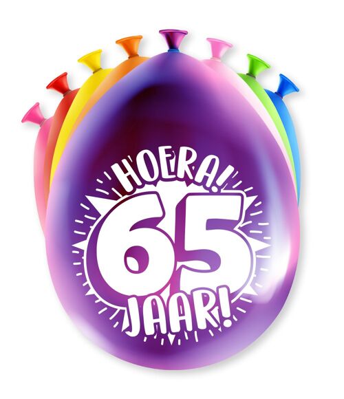 Party Ballonnen - 65 jaar