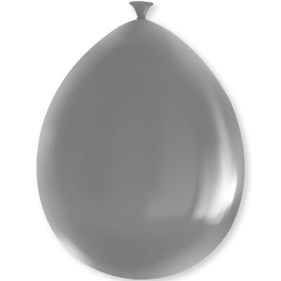 Partyballons - Silber Metallic