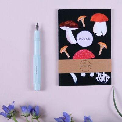 Notebook A6 mushrooms