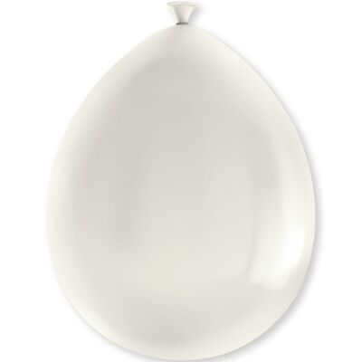Globos de fiesta - Blanco perla metalizado