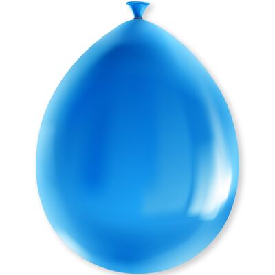 Ballons de Fête - Bleu Métallisé