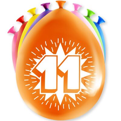 Partyballons - 11 Jahre