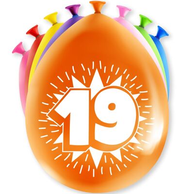 Partyballons - 19 Jahre