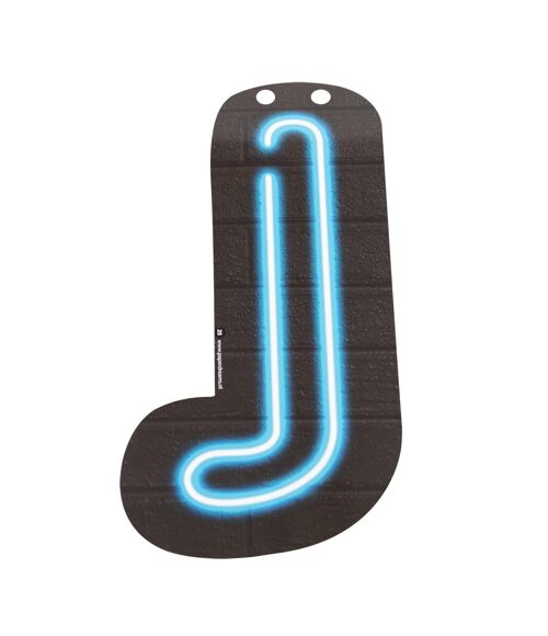 Neon letter - J