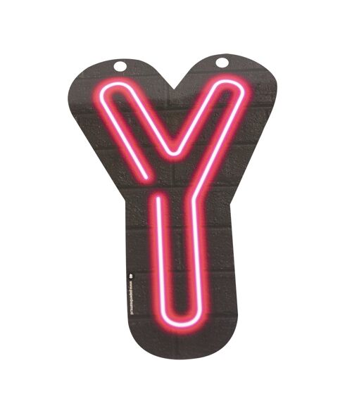 Neon letter - Y