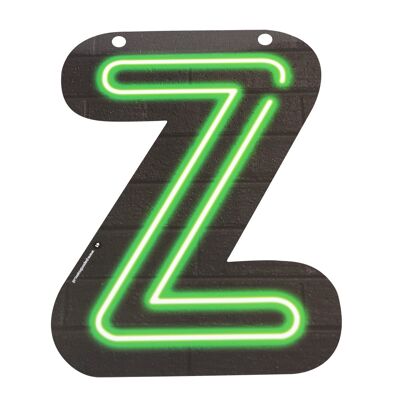 Neonbuchstabe - Z