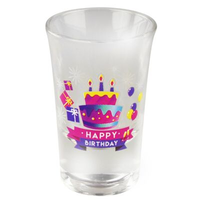 Bicchierini felici - Buon compleanno