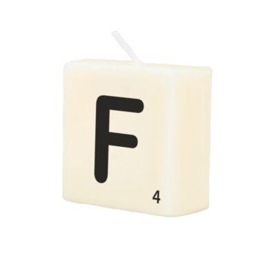 Bougie Lettre - F