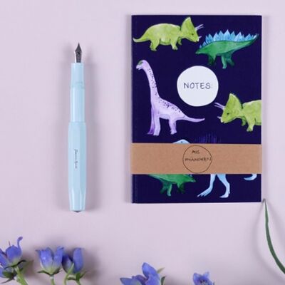 Cuaderno A6 dinosaurio