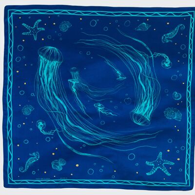 Medusa - Silk scarf -large