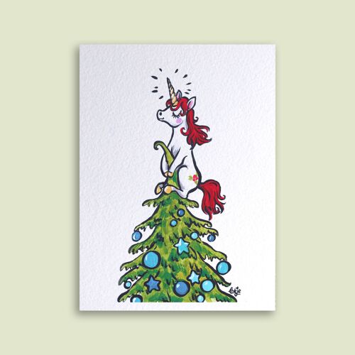 Card Christmas On Top