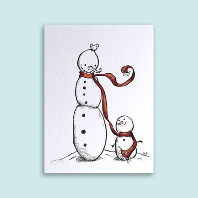 Carta di Natale Snowpoppy