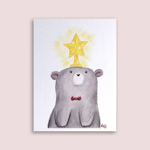 Card Christmas Bear