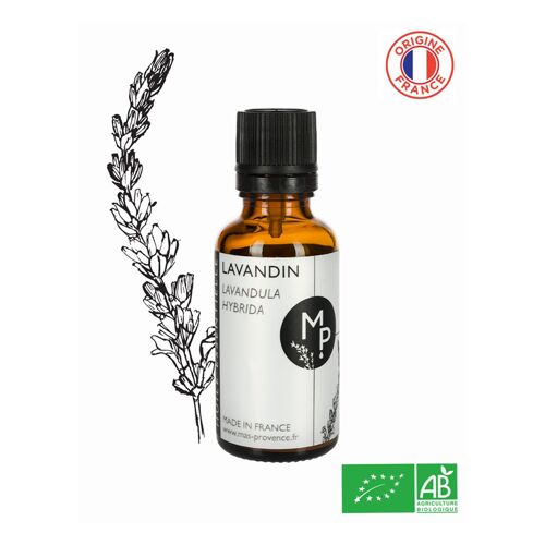 Lavandin Grosso Bio 30 ml - Huile essentielle