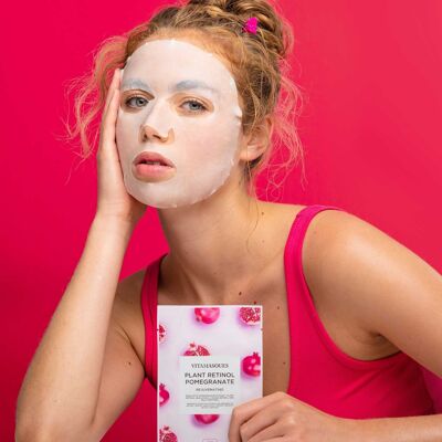 Retinol Granatapfel-Gesichtsmaske