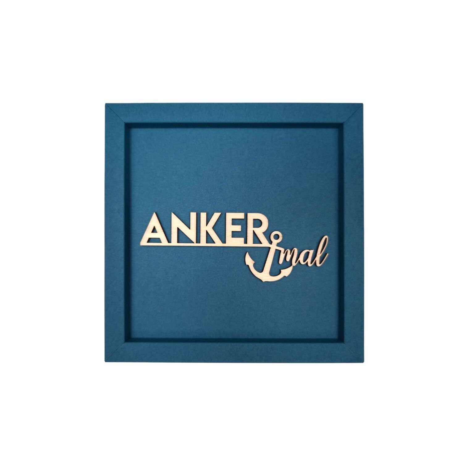 Orari di ancoraggio - scritte in legno con cartoline illustrate