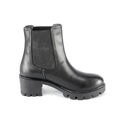 Bottines / Bottes cuir - Belize-Black