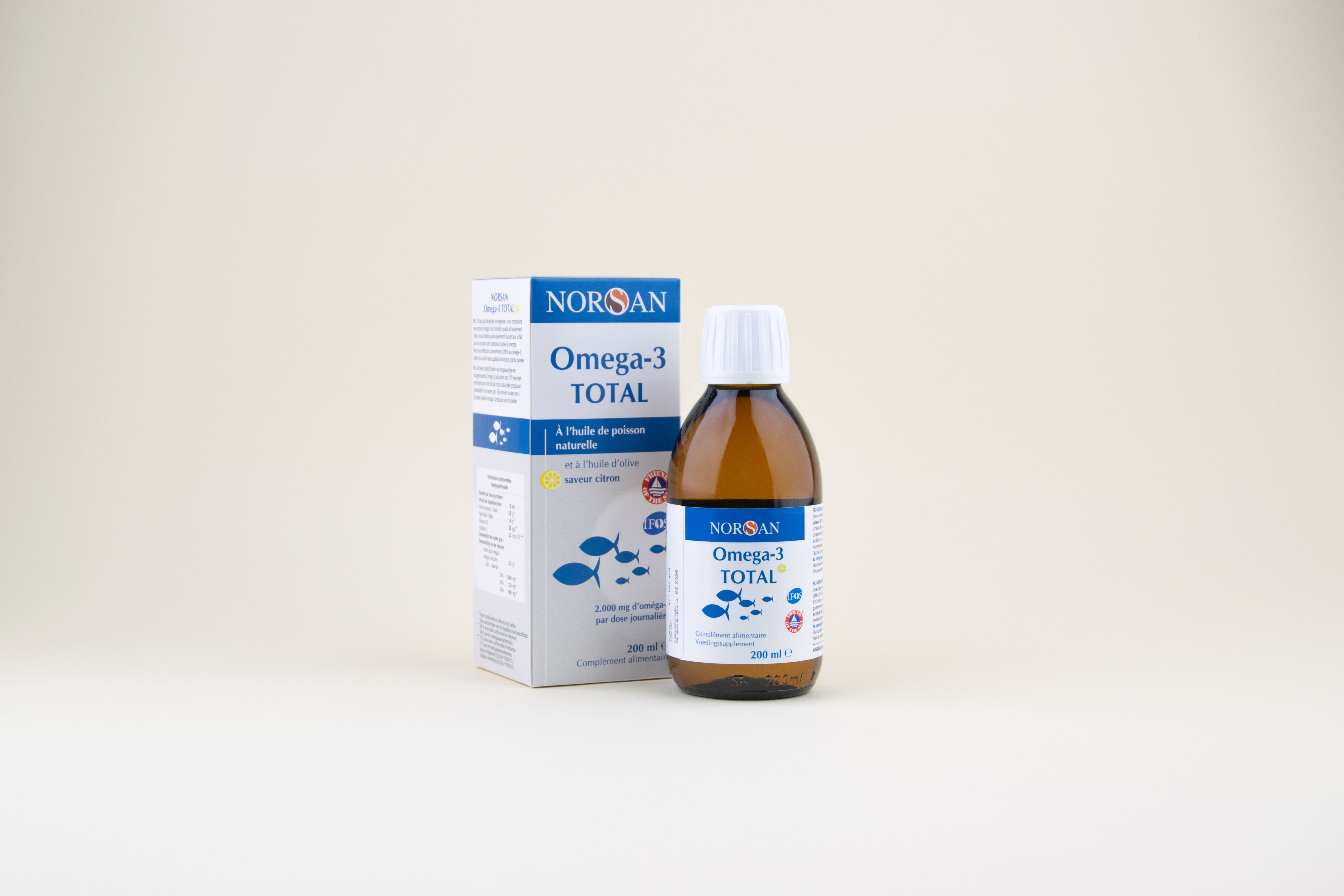 NORSAN Omega-3 Total Lemon 2000 mg Olio di Pesce