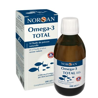 NORSAN Omega-3 Total Nature 2000 mg Huile de Poisson