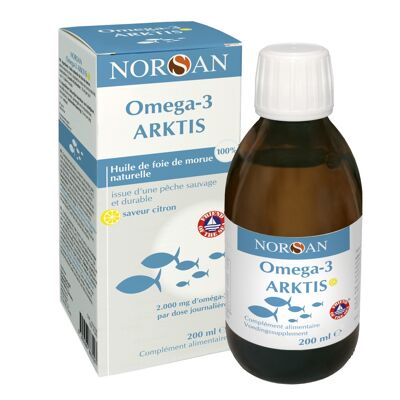 NORSAN Omega-3 Arktis 2000 mg Huile de Foie de Morue