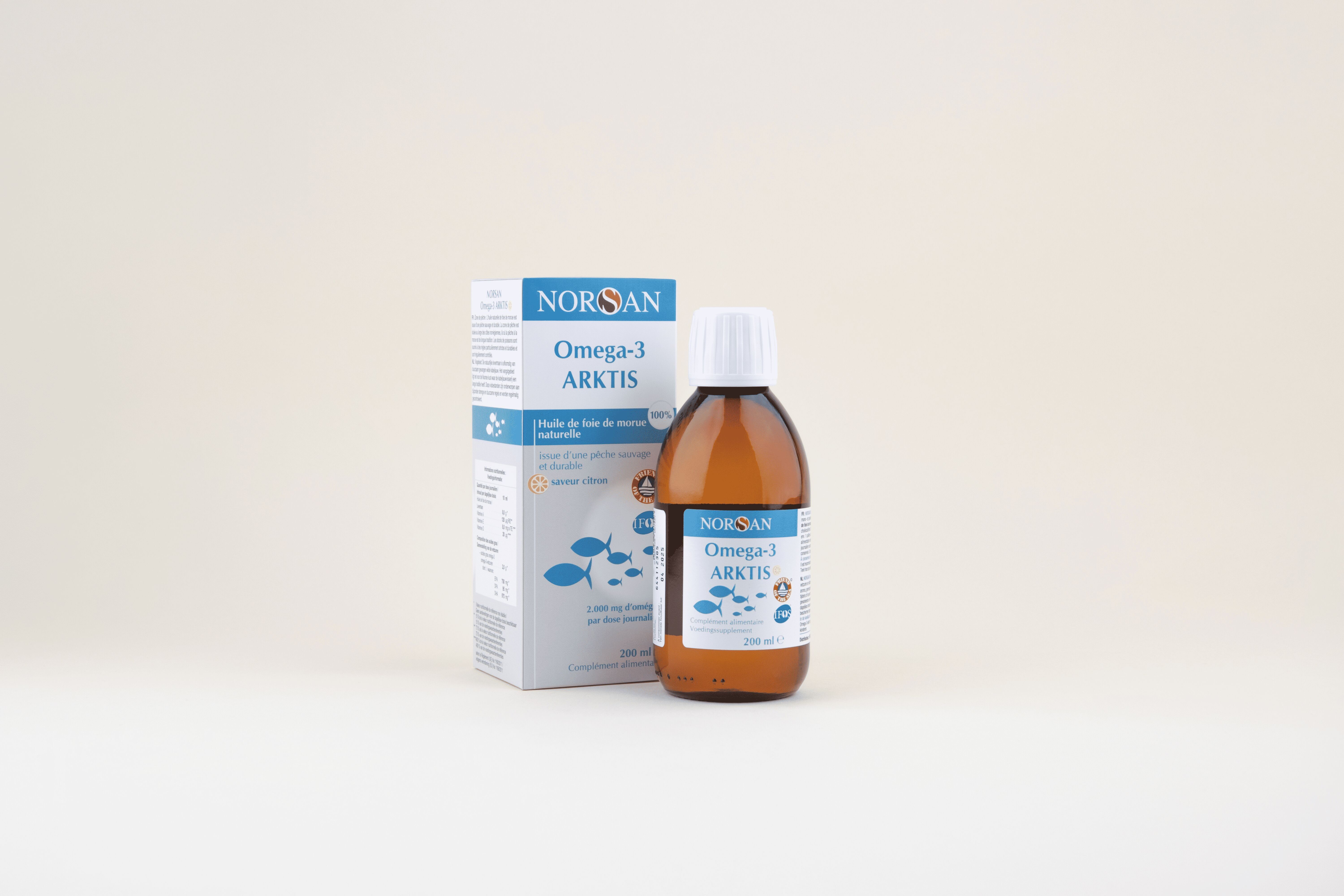 NORSAN Omega-3 Arktis 2000 mg Olio di fegato di merluzzo