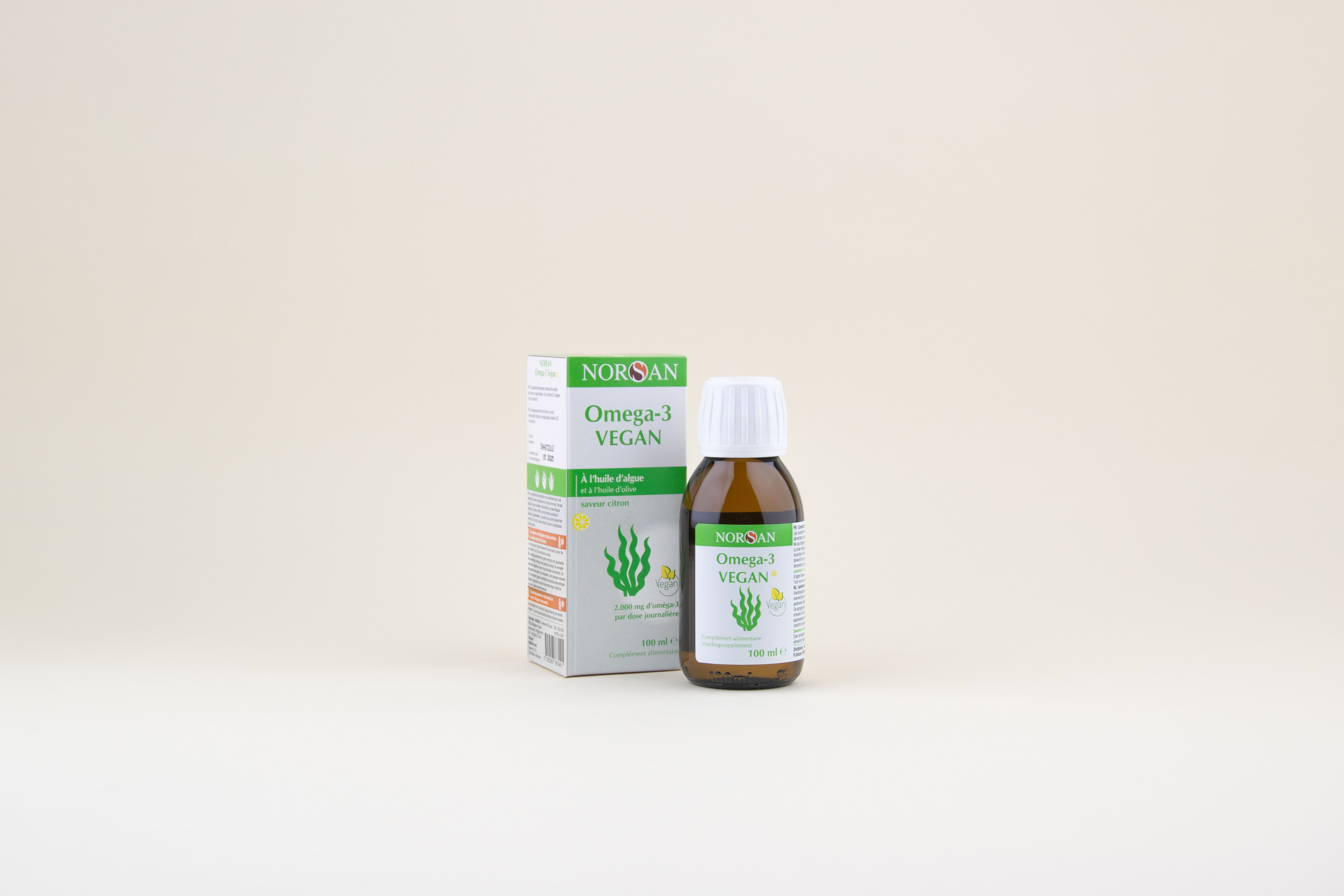 NORSAN Omega-3 Vegan 2000 mg Huile d'Algue