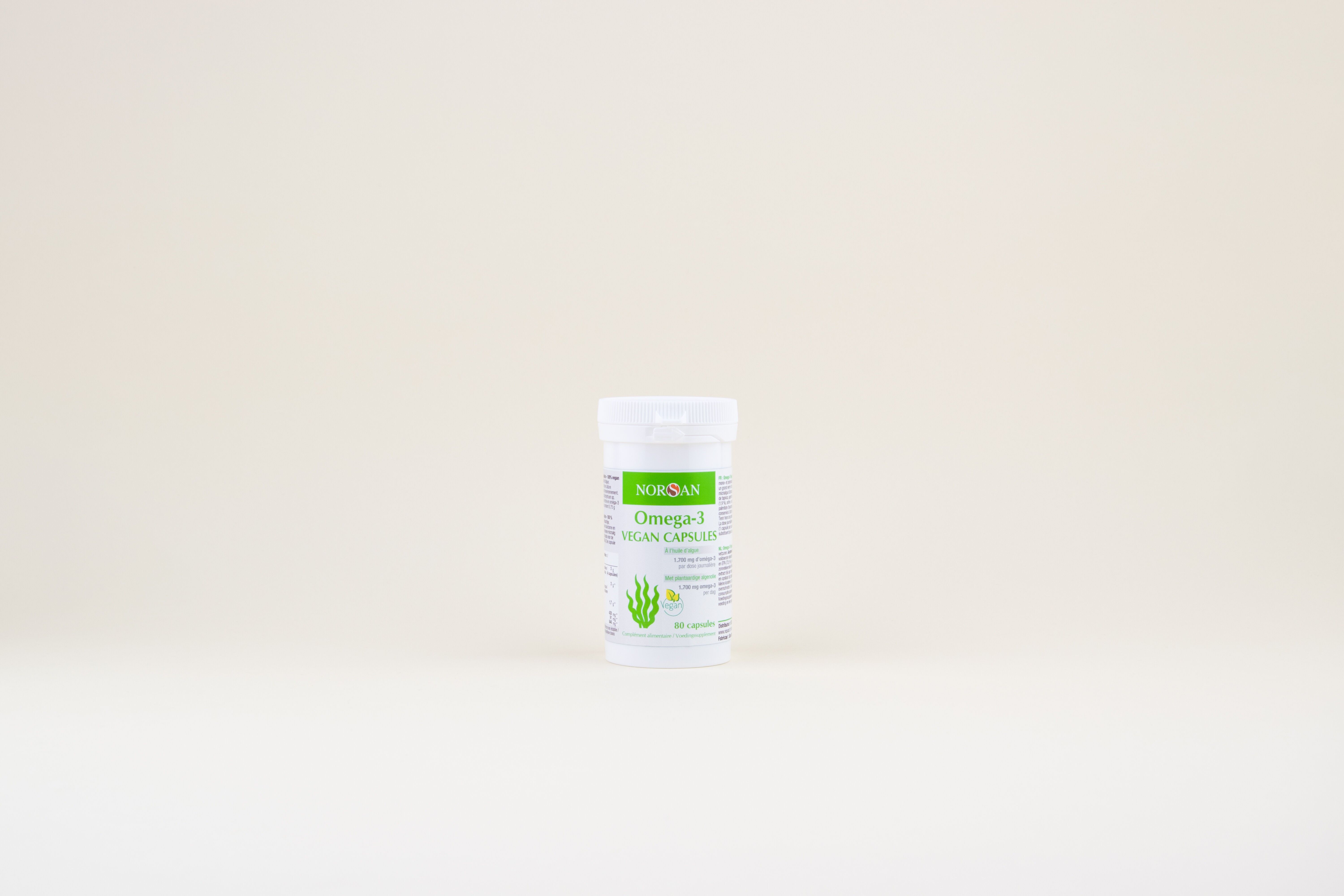 NORSAN Omega-3 Vegan Capsules 1700 mg Huile d'Algue