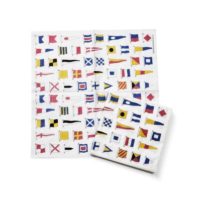 Drapeaux de signalisation de serviette