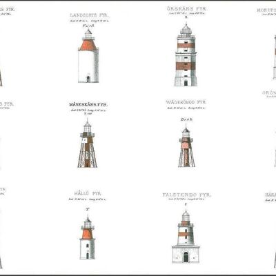 Manteles individuales Faros