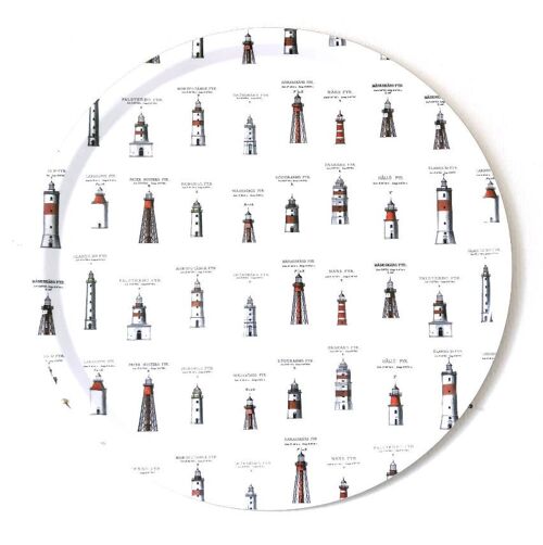 Round tray Lighthouses