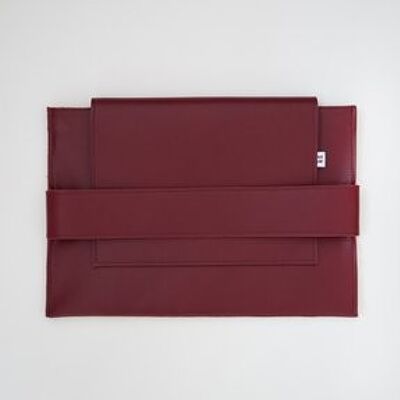 computer cover | laptop sleeve 14 "| burgundy - by: totote