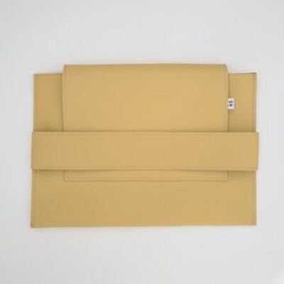 computer cover | laptop sleeve 14 "| soft yellow - by: totote