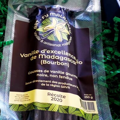 Vanille Bourbon gousse de 16 à 20 cm - NNF premium de Madagascar - Sun &  Green