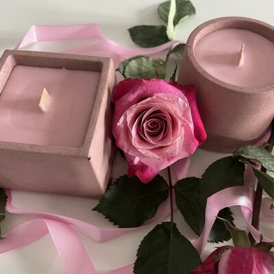 ROUND scented candle Limited edition OCTOBER ROSE