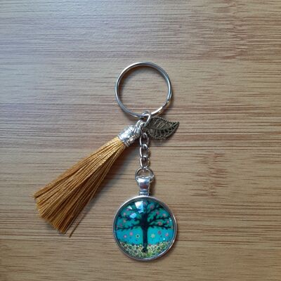 Key ring | Bag Jewel | Tree of life | Copper Brown