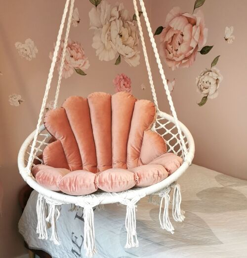 Seat "Sink" from 2 pillows , dusty rose