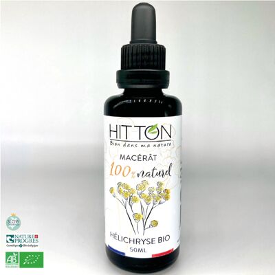 Organic helichrysum macerate