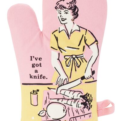 Manopla para horno - Tengo un cuchillo