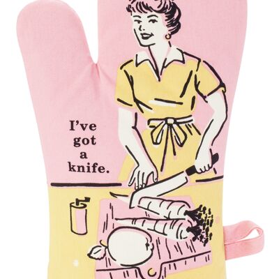 Manopla para horno - Tengo un cuchillo