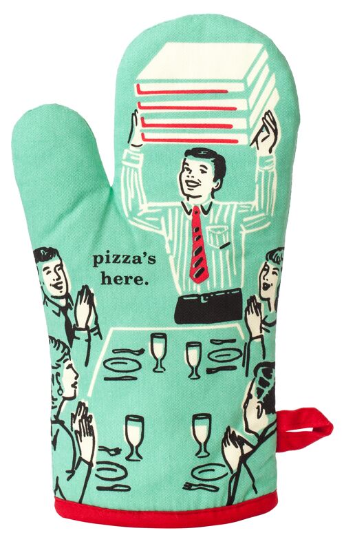 Oven Mitt - Pizza's here