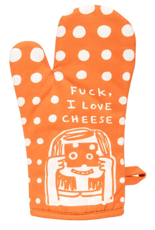 Oven Mitt - Fuck I Love Cheese