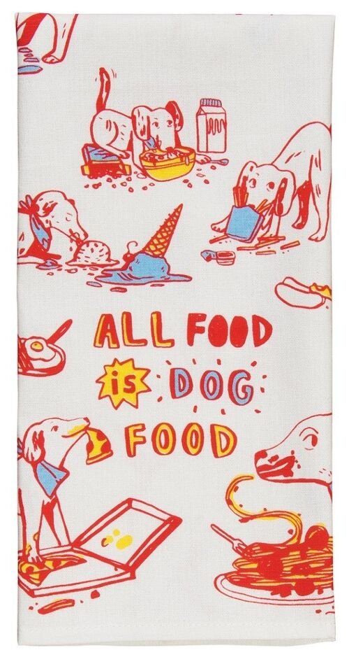 Dish towel - All Food Is Dog
